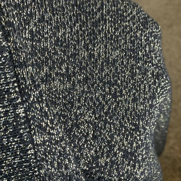 Nanette Lepore Black Gold Metallic Elastic Waist A-line Skirt - Picture 7 of 7